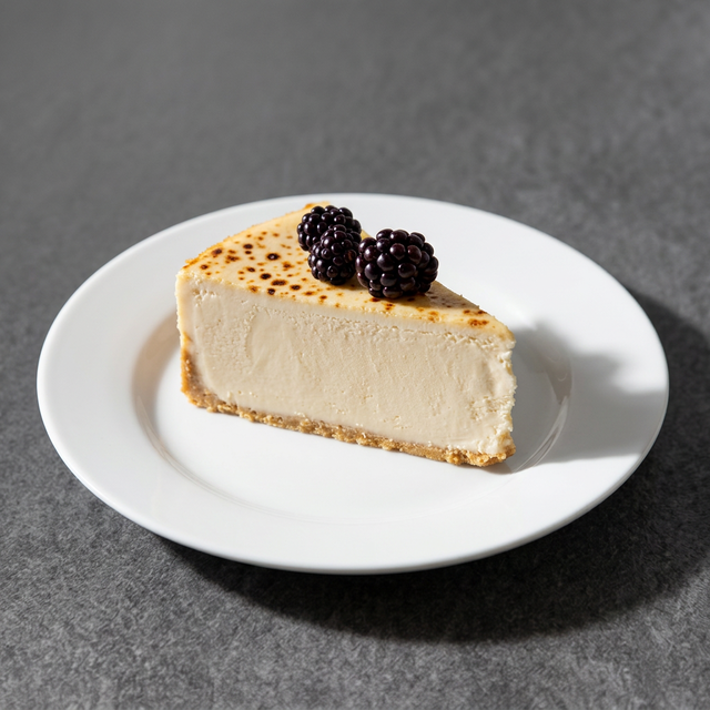 New York Brûlée Cheesecake.