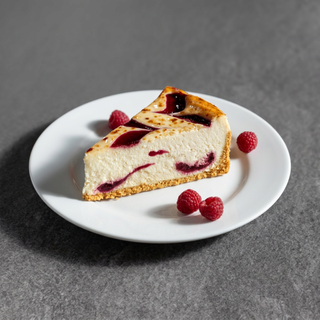 Raspberry White Chocolate Cheesecake